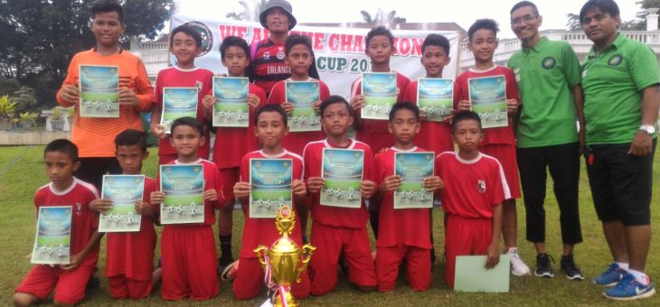 Erlangga Football Club Kampiun Zakir Cup 2018