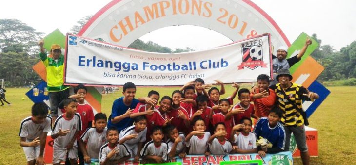 Erlangga Football Club Meraih Kemenangan Turnamen “Gun Soccer U-12 2018”