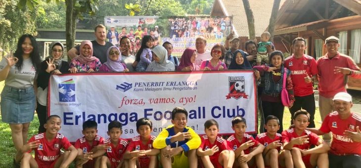 Erlangga FC Tiba di Training Camp Aqua DNC 2019
